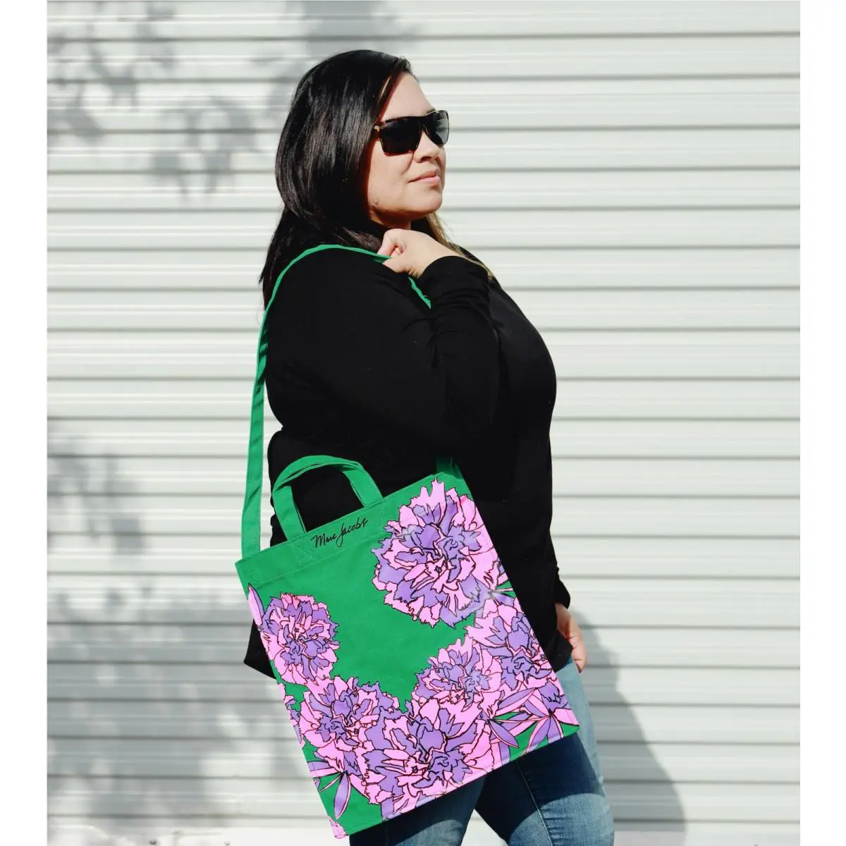 Marc Jacobs Floral Crossbody Book Bag