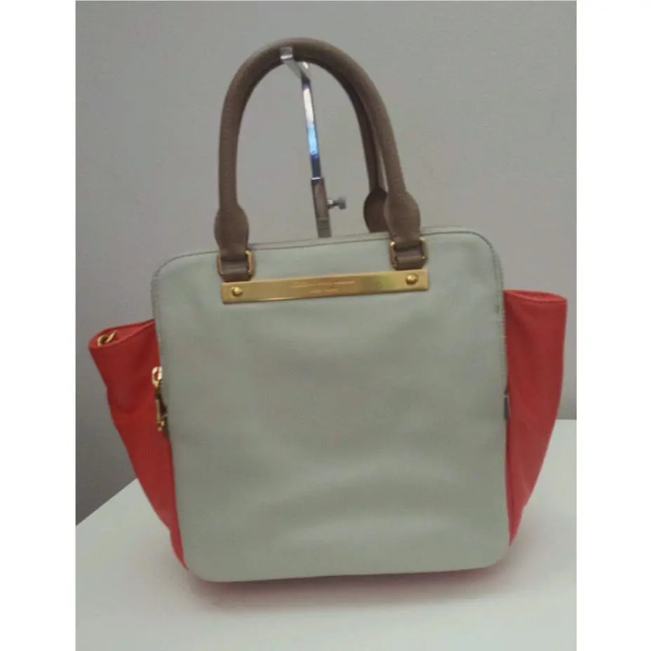 Marc By Marc Jacobs `goodbye Columbus` Satchel Vibrant Orange Multi