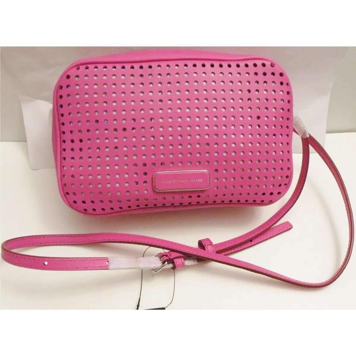 Marc BY Marc Jacobs Crossbody - Sally Perf Handbag Purse Fuschia Purple