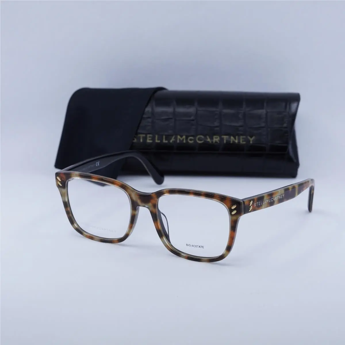 Stella Mccartney SC50001I 099 Light Havana 53mm Eyeglasses