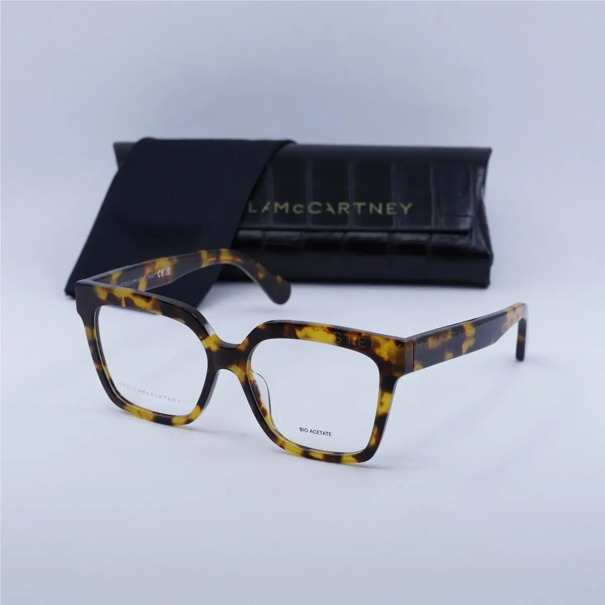 Stella Mccartney SC50025I 053 Shiny Havana 53mm Eyeglasses by Stella McCartney