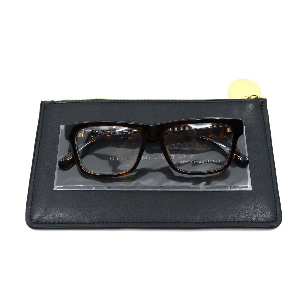 STELLA MCCARTNEY Avana Sunglasses Square Red Frame Grey Lenses NWT Stella McCartney Dark Brown Sunglasses main image 2