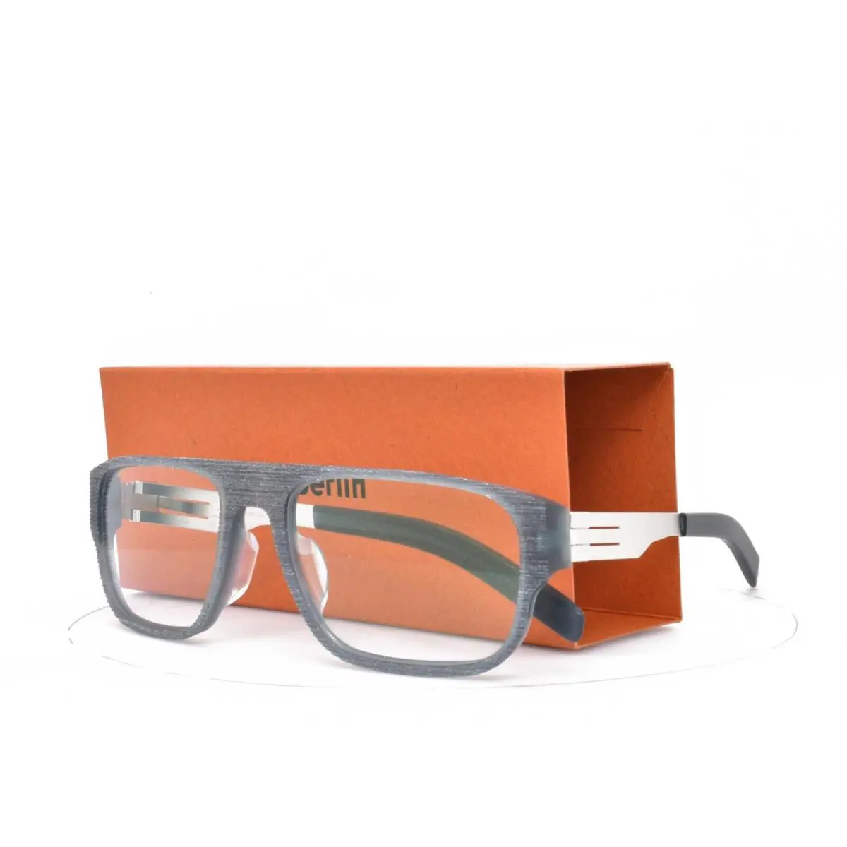 iC Berlin Eyeglasses Edmir A. - Rubber Like Look Green - 55-20-145 Asian Fit