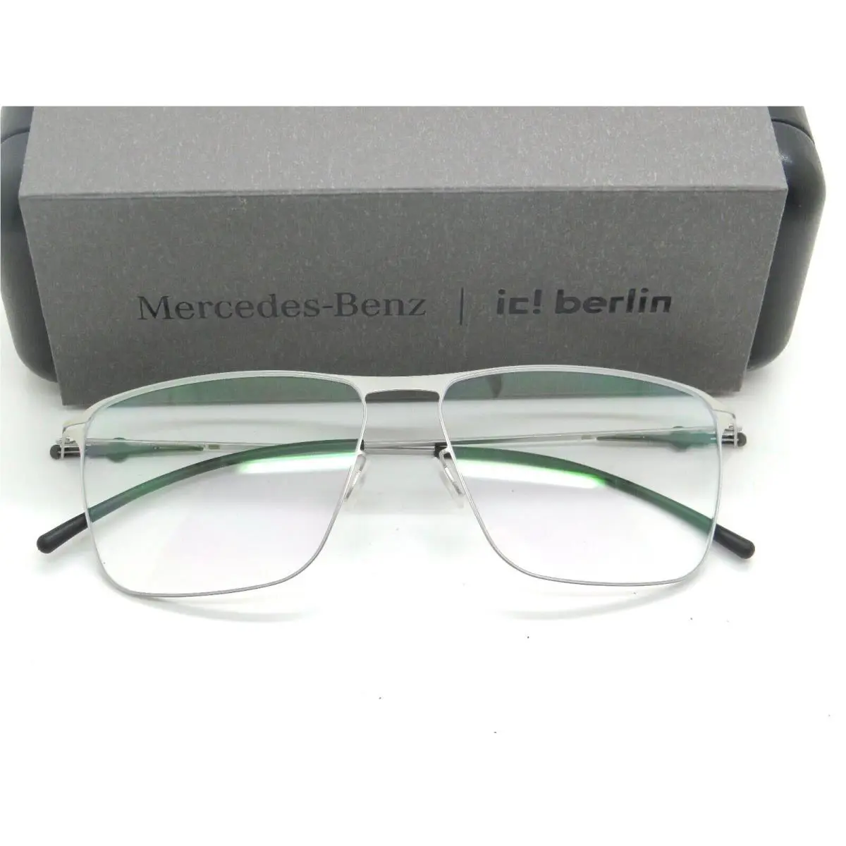 IC Berlin Mercedes Benz MB 08 Pearl Matte Silver 56mm Eyeglasses