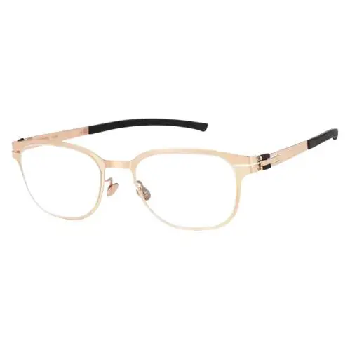 IC Berlin T116 Square Matte Champagne 51 mm Men`s Eyeglasses Frame