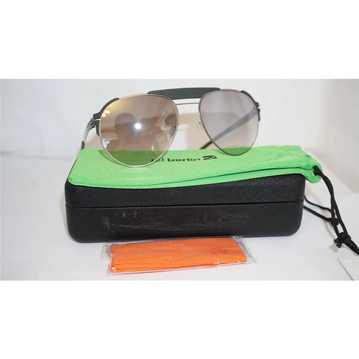 IC Berlin Sunglasses IC Berlin Fadeaway Bronze Dark Green Brown Mirror