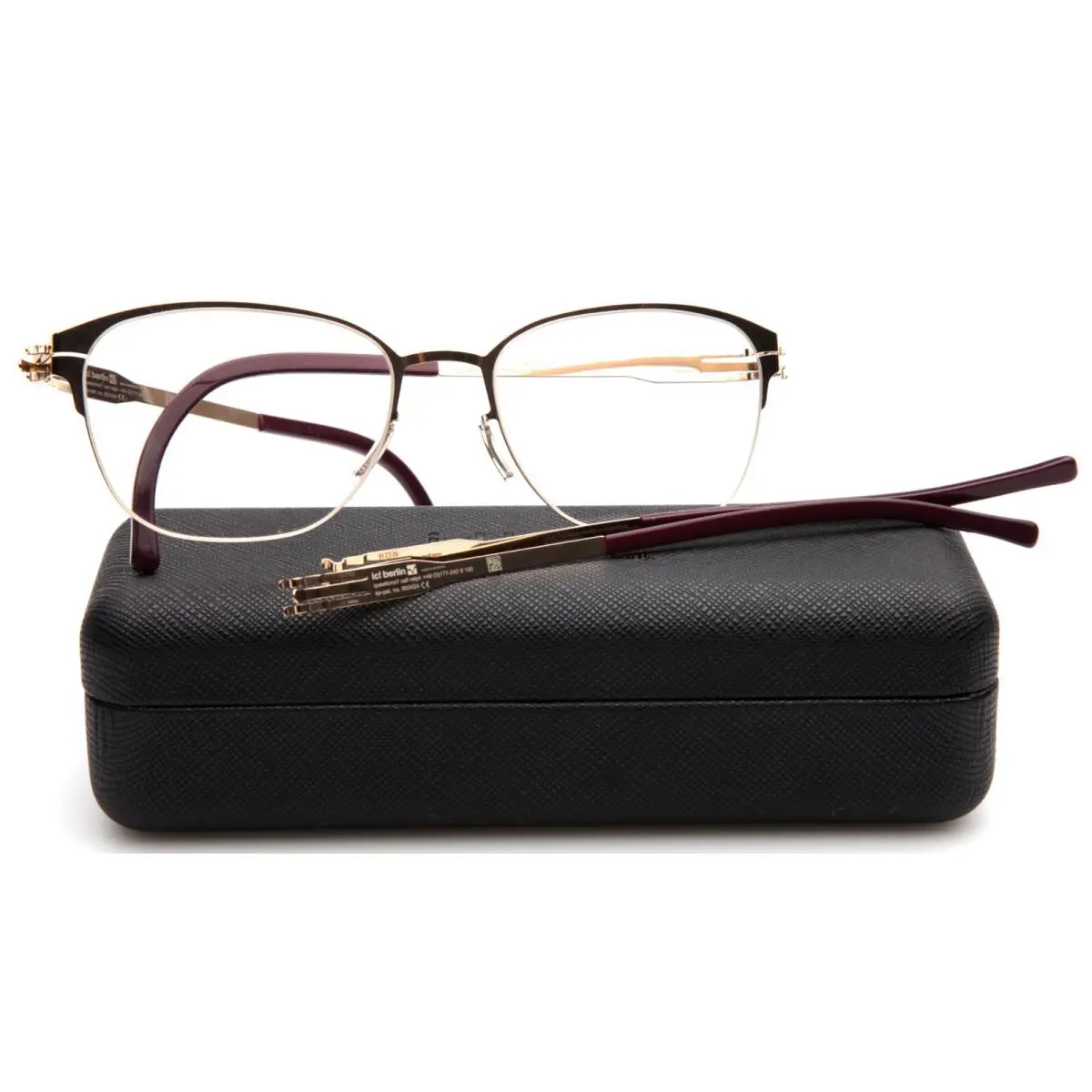 ic Berlin Mystical Rose Gold Eyeglasses Frame 52-19-135mm B41mm