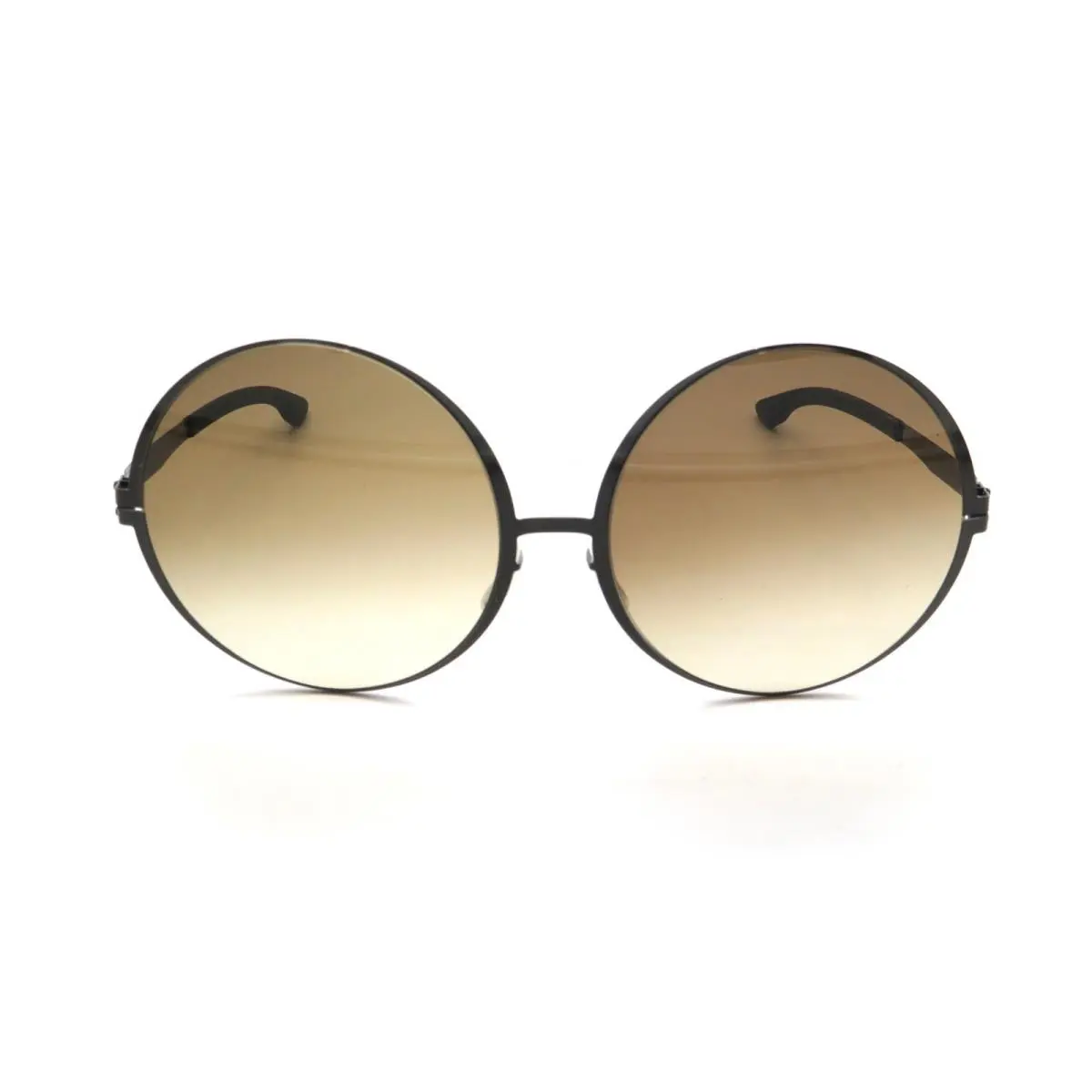 IC Berlin Rhumba Gunmetal/brown Gradient Ladies Oversize Sunglasses