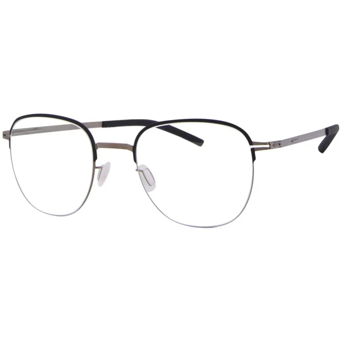 Ic Berlin Notos Eyeglasses Women`s Bronze/matte Black Full Rim Oval Shape 47mm by ic! berlin