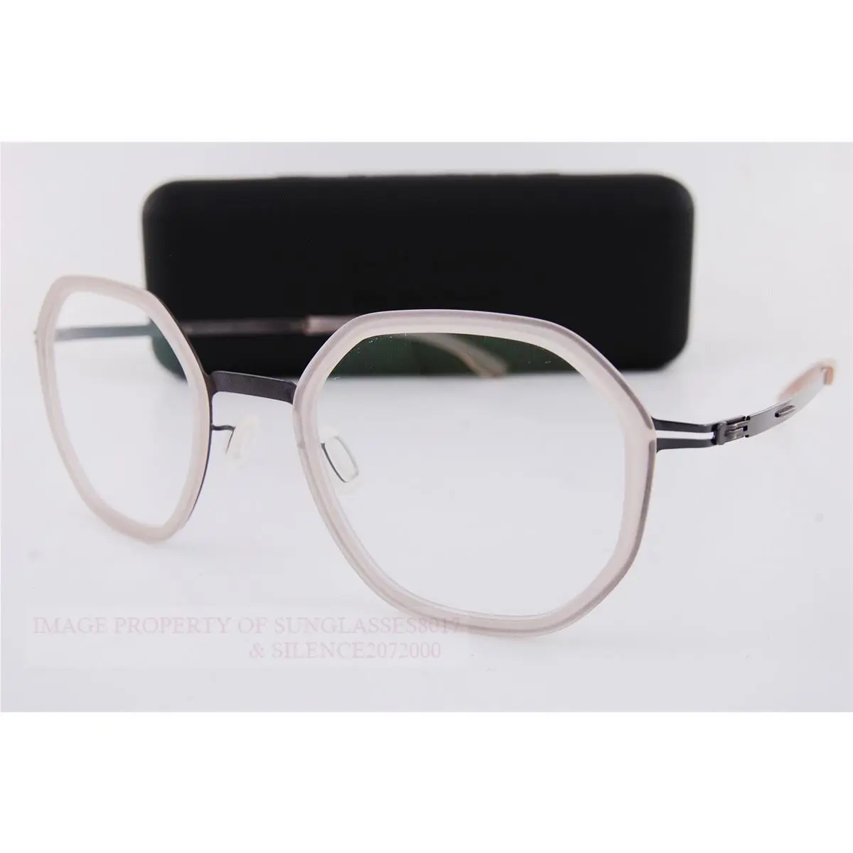 ic Berlin Eyeglass Frames Raja Shiny-aubergine-ice-tea-matt 48mm