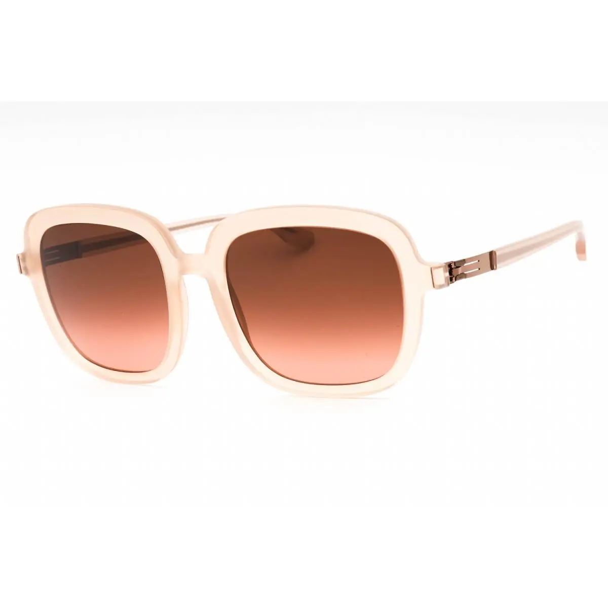 IC Berlin Rita A0680 844 Ice Tea Matte/rose Brown 57-22-150 Sunglasses by ic! berlin