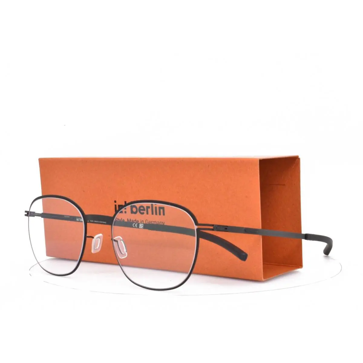 iC Berlin Eyeglasses Vorias Black Panto 48-22 K-pop by ic! berlin