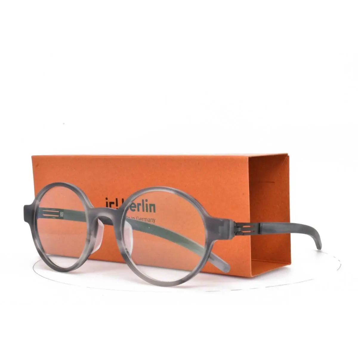 iC Berlin Eyeglasses Round Panto Smokey Matte Grey 48-23-145 Ronny S. K-pop by ic! berlin