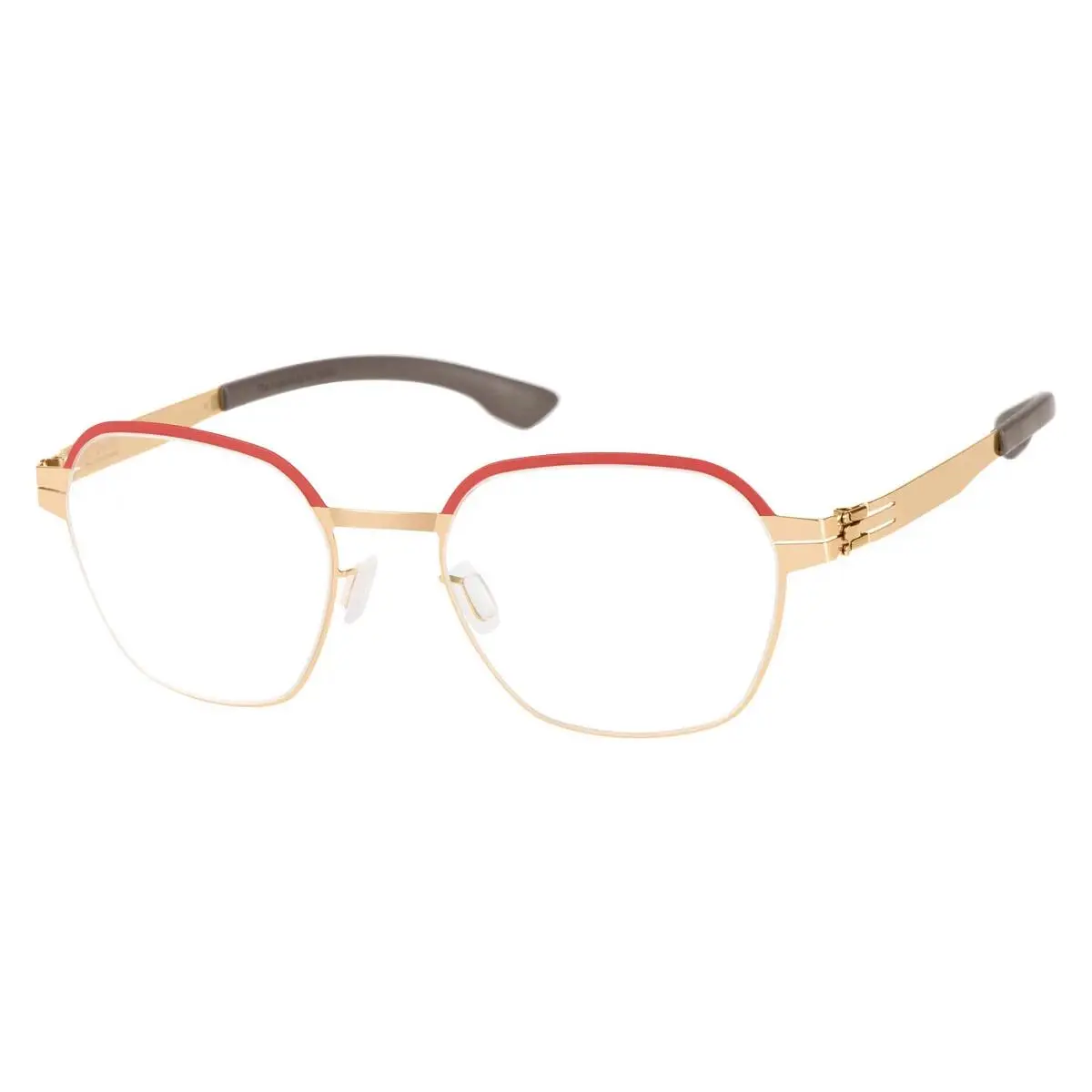 ic Berlin Theda Rogochi Pop Rose-gold Geometric Women 51-18 Eyeglasses