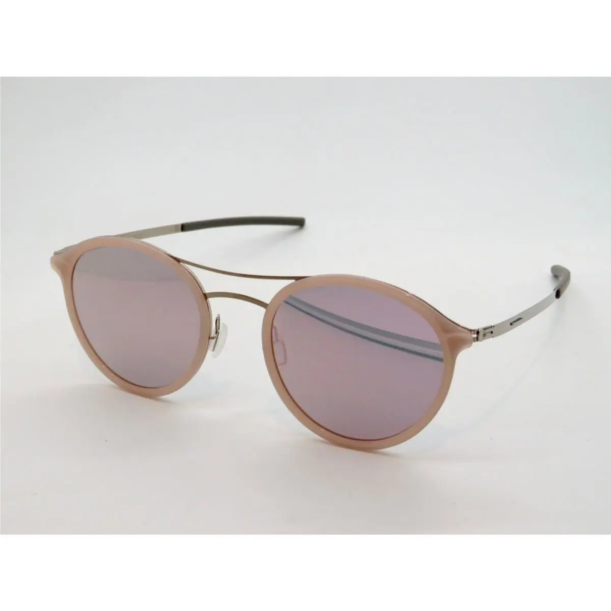 IC Berlin Brubu Shiny Bronze-flamingo Pink/raspberry Mirror Sunglasses