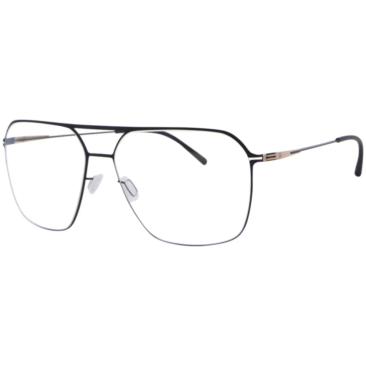 Ic Berlin X Mercedes-benz MB-11 Eyeglasses Black Full Rim Square Shape 57mm