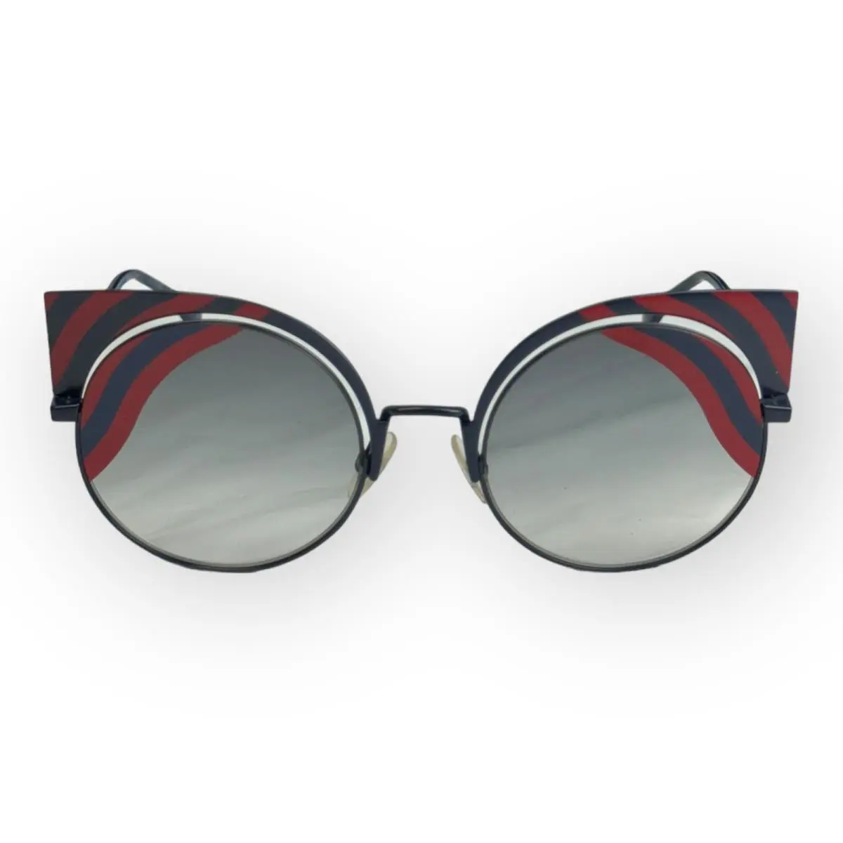 Fendi Grey Gradient Round Sunglasses FF 0215/S 0M19L 53 22 135mm Orig