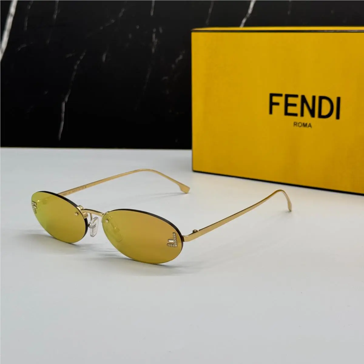 Fendi FE4075US 30L Gold Sunglasses Women Fendi