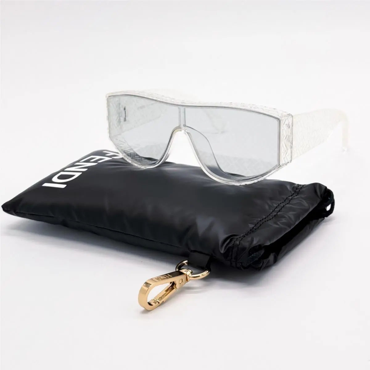 Fendi Grey Sunglasses Unisex Eyewear Fendi FE40128I 26C