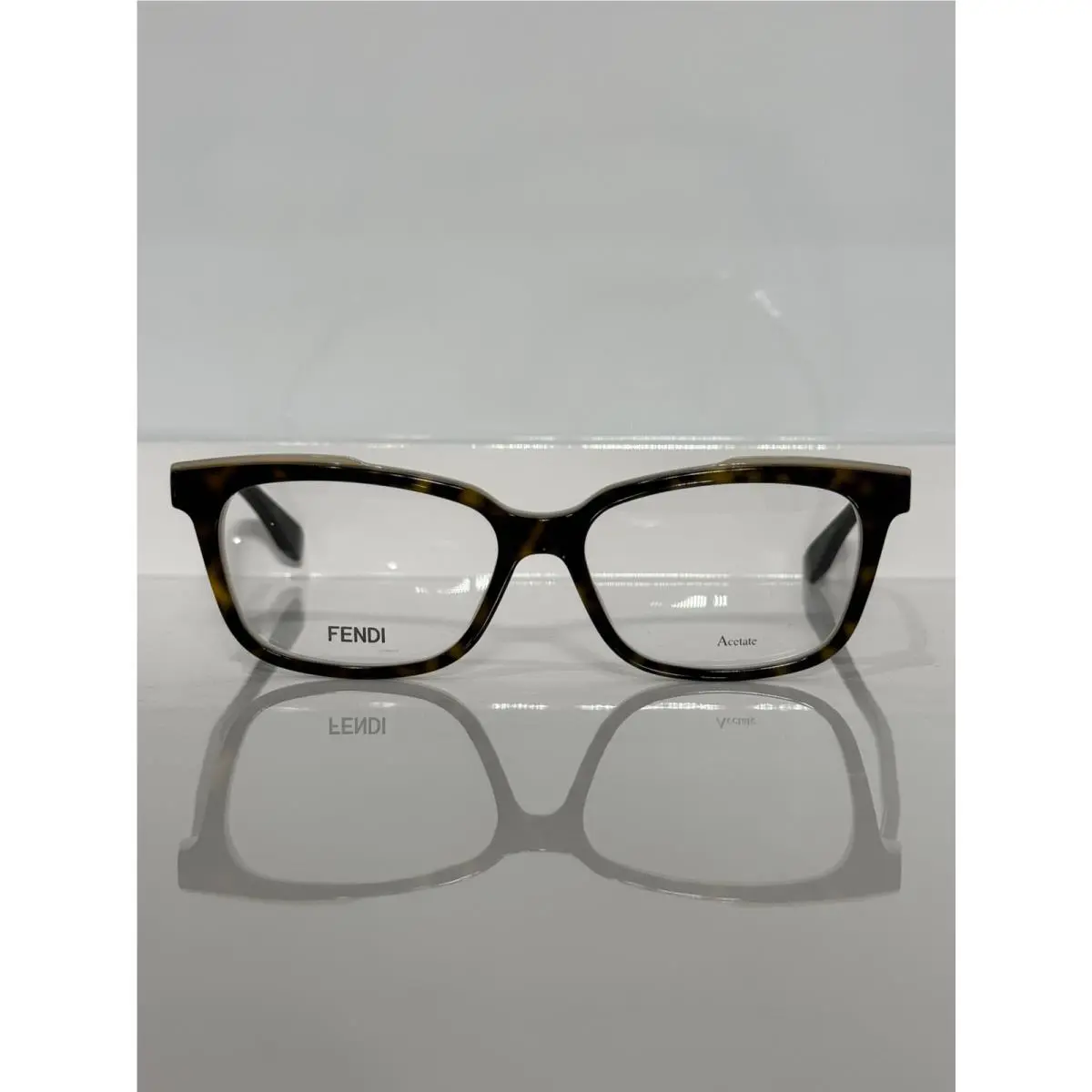 Fendi FF 0252 086 Dark Havana Acetate Woman’s Eyeglasses 52mm