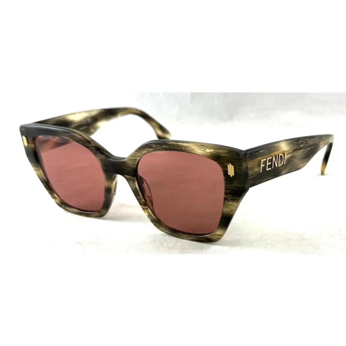 Fendi FE40070I FE 40070I 63S Bordeaux Brown Sunglasses 54-20-145