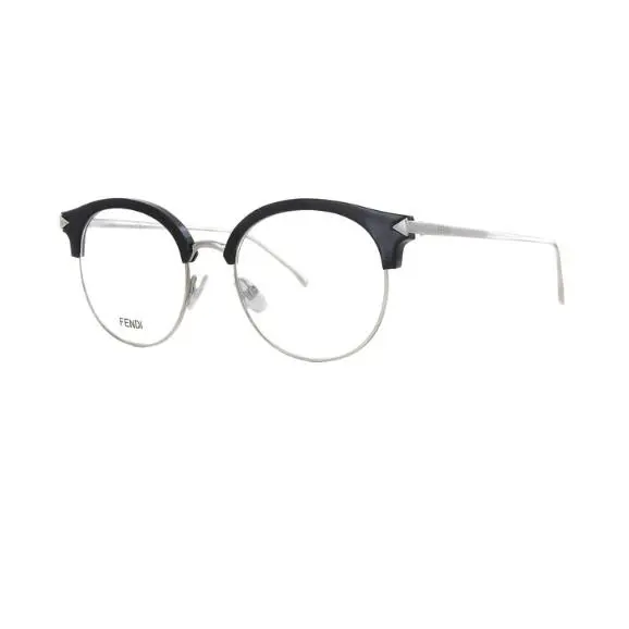 Eyeglasses FF0165 RMG18 51mm Black Palladium Eyewear Optical Frame by Fendi