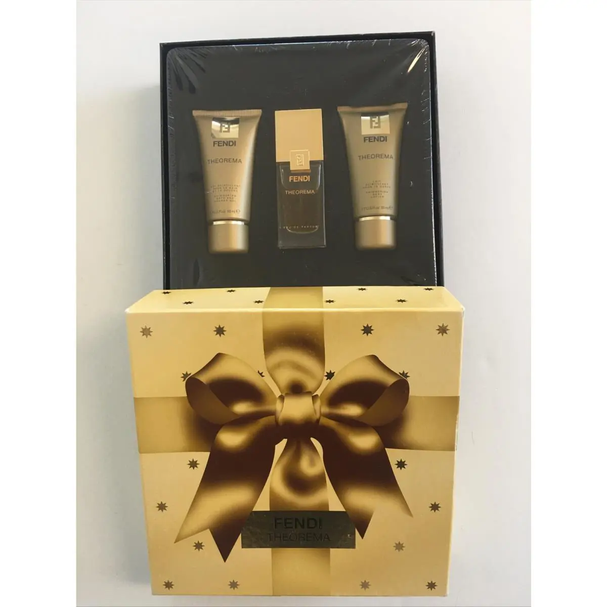 3 pc Fendi Theorema Eau De Parfum Spray 1 oz Perfume Shower Gel Body Lotion