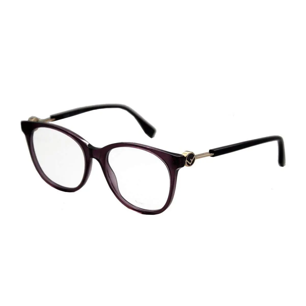 Fendi Eyeglasses FF0393 0T7 52mm Plum / Demo Lens