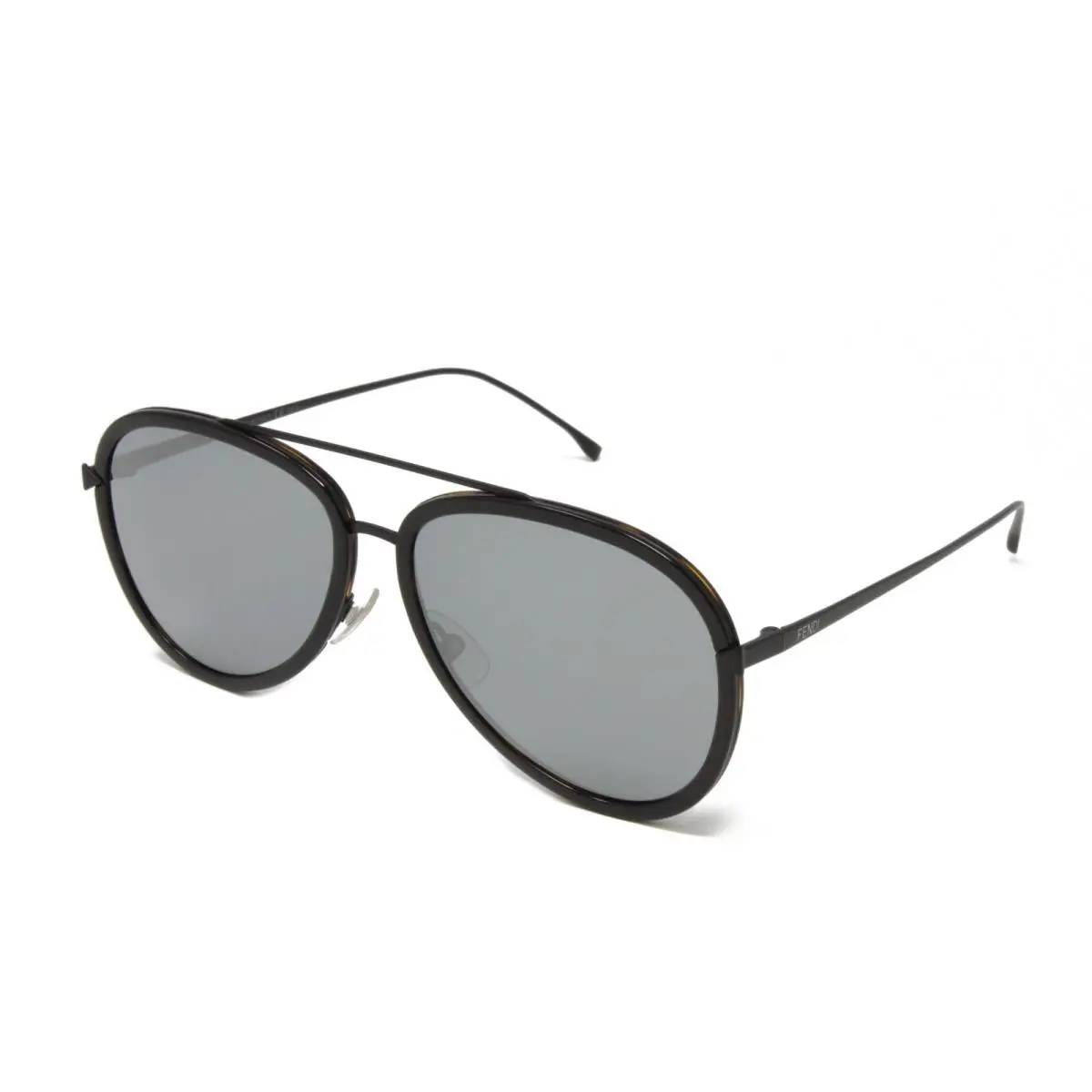 Fendi Sunglasses Women`s Aviator Metal Havana Black 57mm FF0155S-0DX