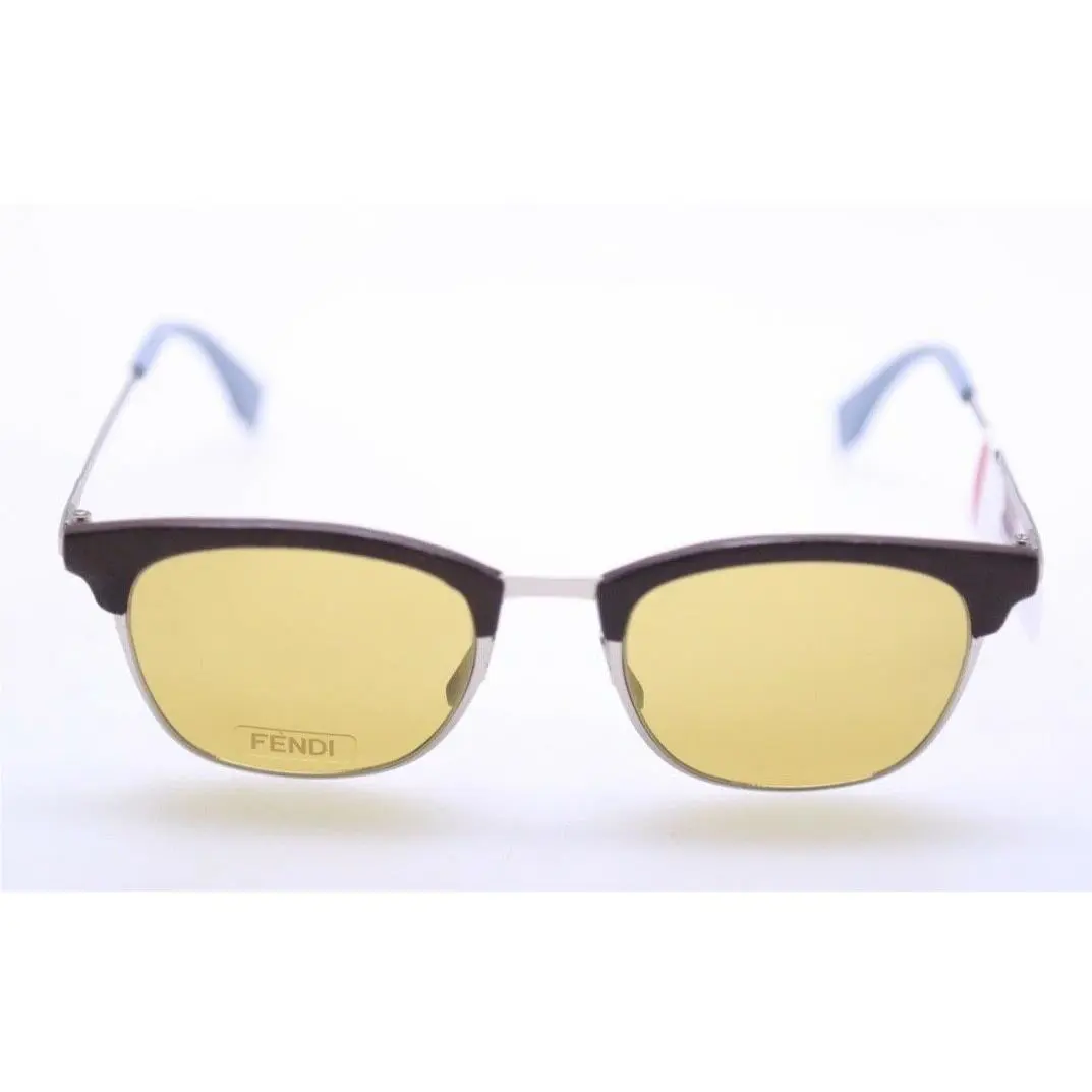 Fendi FF0228/S 4ES/70 Silver/brown Frame w/ Brown Lens 50mm Sunglasses 95