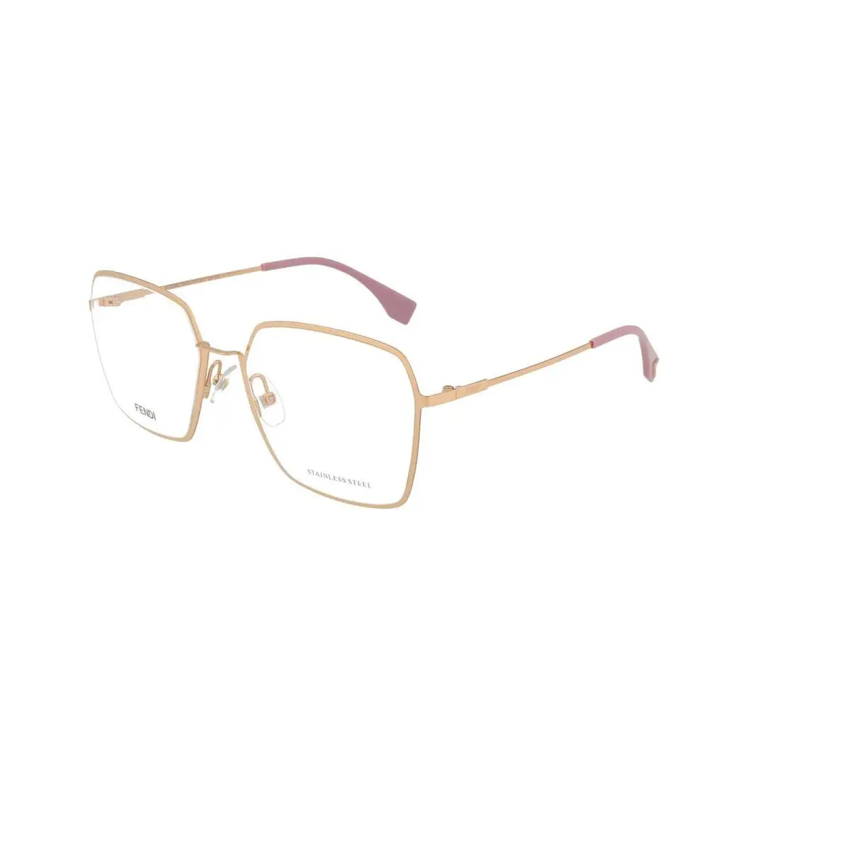 Fendi Eyeglasses FF0333 Ddb 55mm Gold Copper / Demo Lens