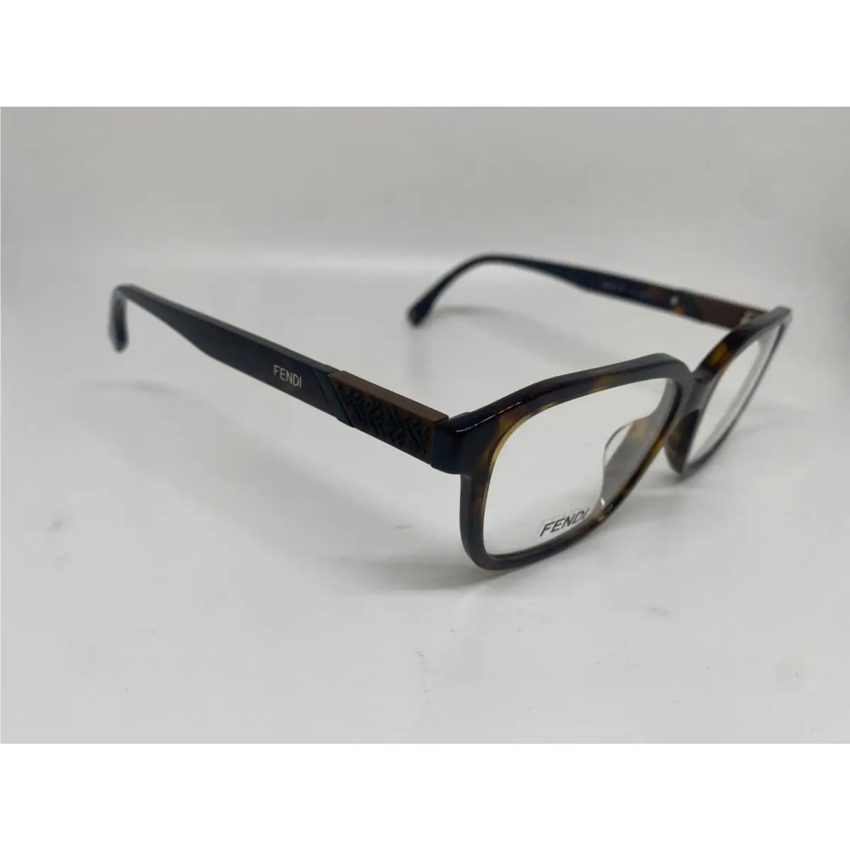 Fendi FE50028I 052 Havana Eyeglasses 53-17-150mm Comes w/ Full Set