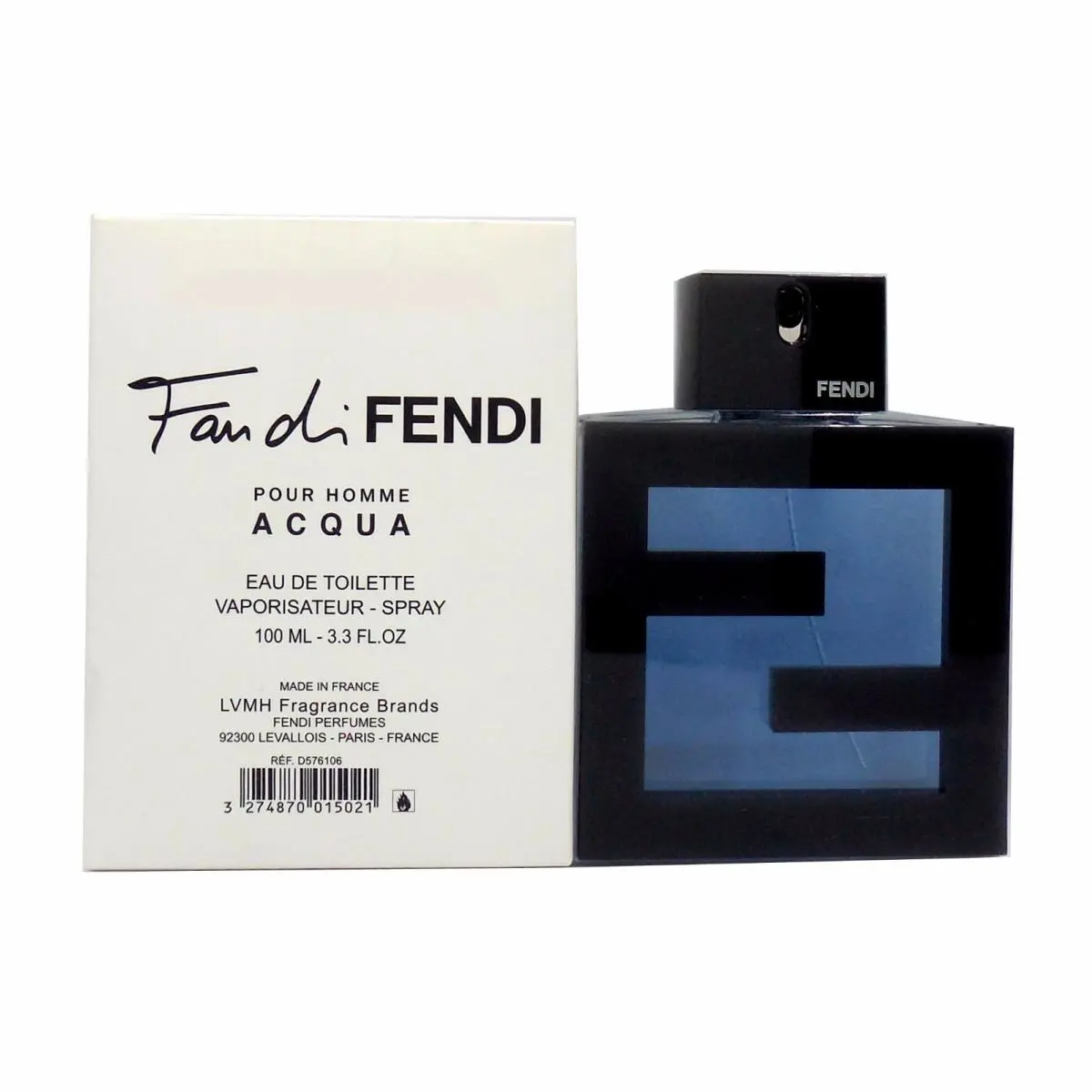 Fan DI  Pour Homme Acqua BY  Eau DE Toilette Spray 100ML/3.4 Oz. T by Fendi