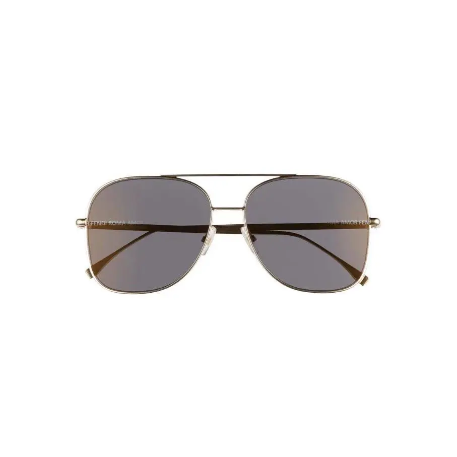 Fendi 59mm width/15mmbridge/145mm Lengt Holographic Aviator Sunglasses Color02F7