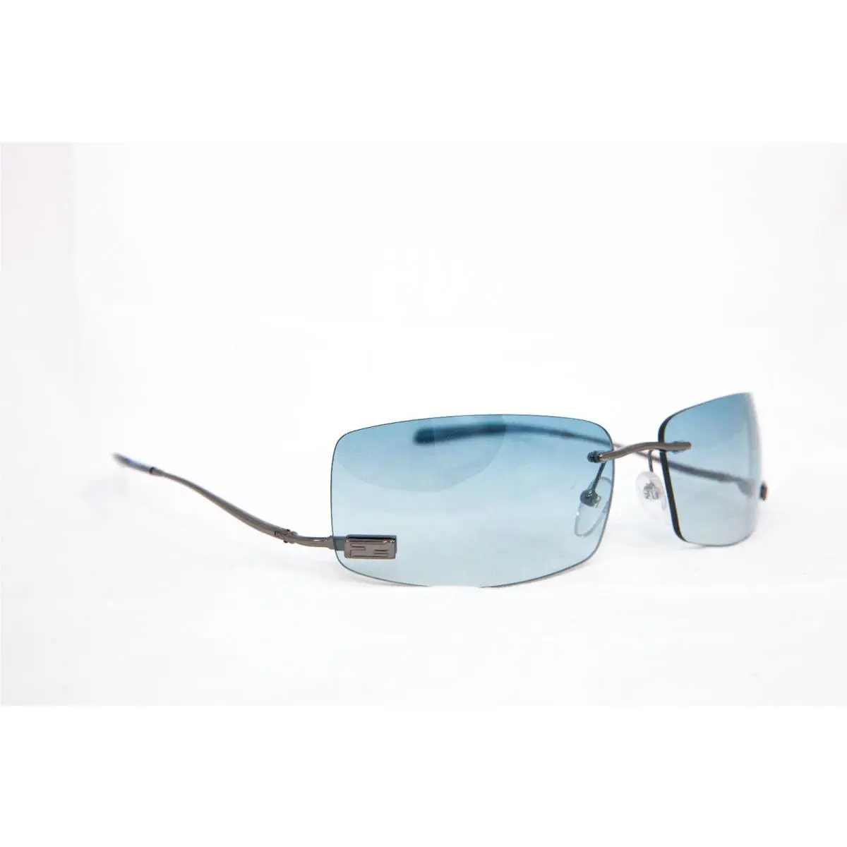 Fendi Rimmed Eyeglasses Glasses Sunglasses FS 258 Shiny Ruthenium 58