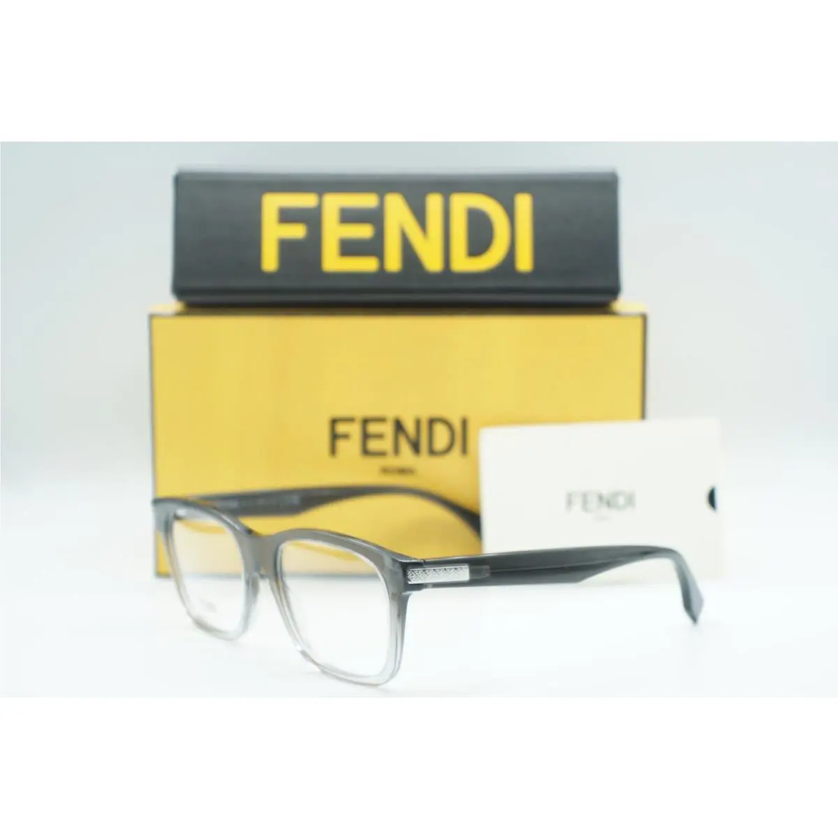 Fendi FE50060I 020 Grey Eyeglasses Frames 53-18