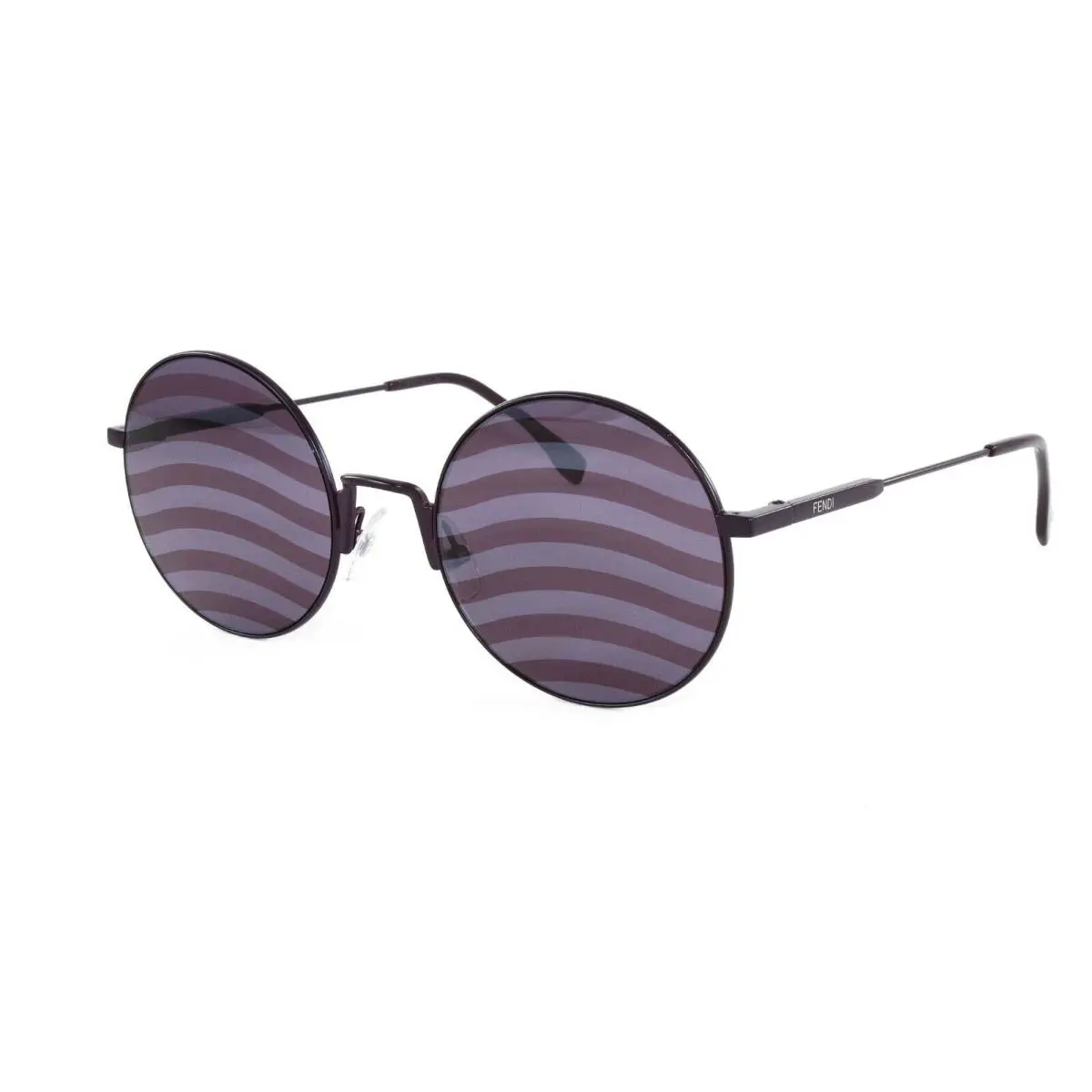 Fendi Sunglasses Women`s Round Metal Violet 53mm Purple Lens FF0248S-B3V