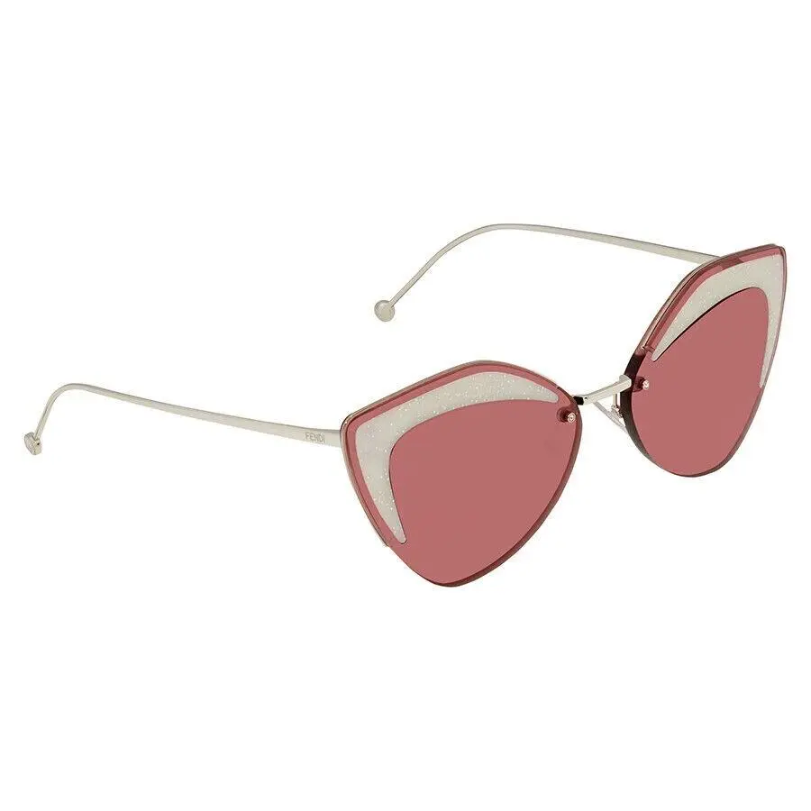 Fendi FF0355/S Geometric Shaped Rimless Women Sunglasses