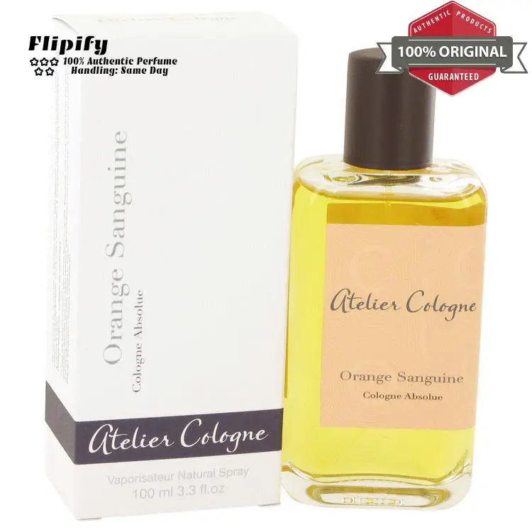 Orange Sanguine 3.3 oz Pure Perfume Spray For Men  by Atelier Cologne
