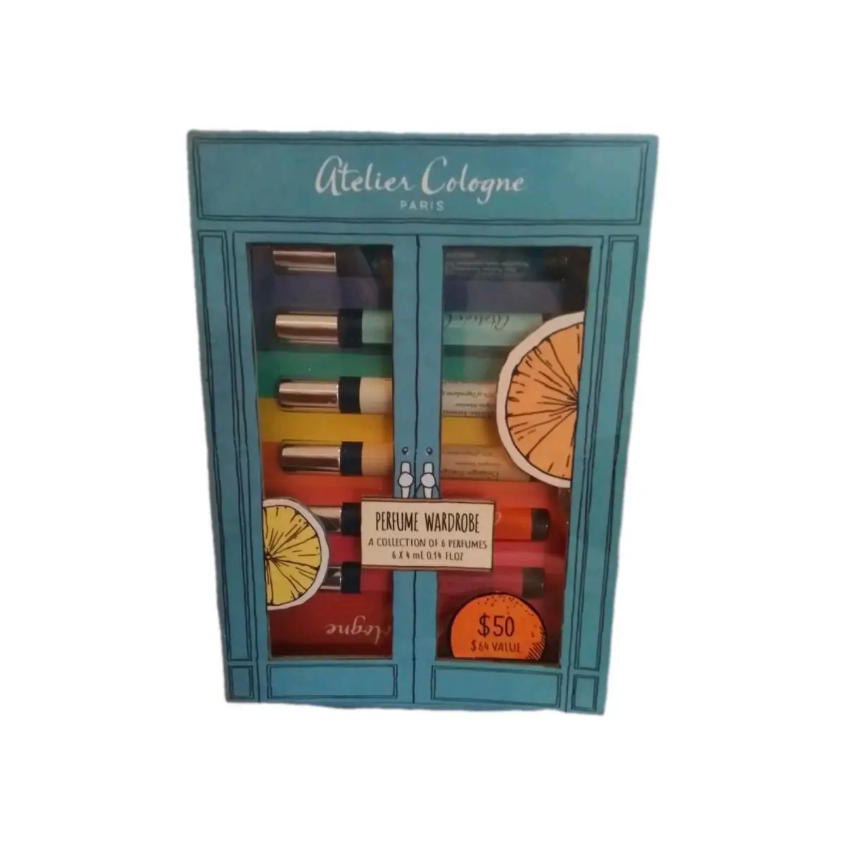 Perfume Wardrobe Set 6 x 4ml 0.14 Oz A Collection Of 6 Perfumes by Atelier Cologne