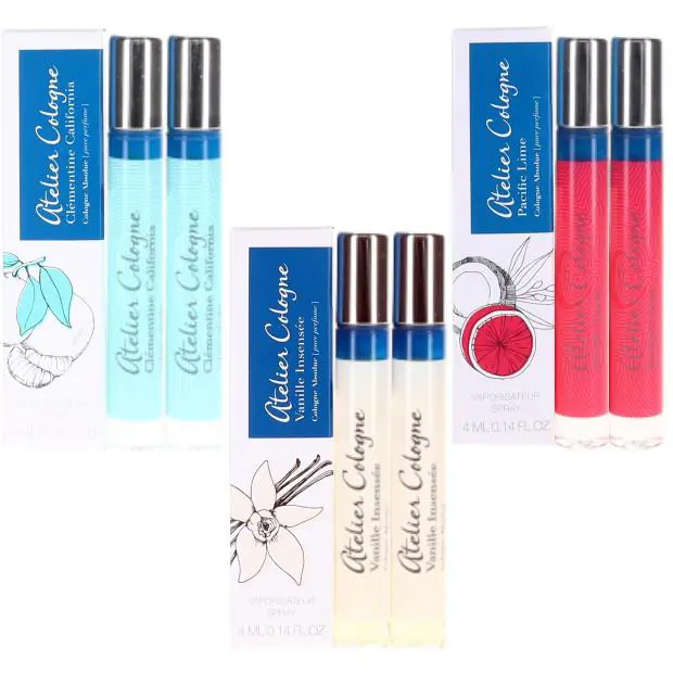 Absolue 4ml Mini Combo - 6 Pack 2 Each of Clementine Californ by Atelier Cologne