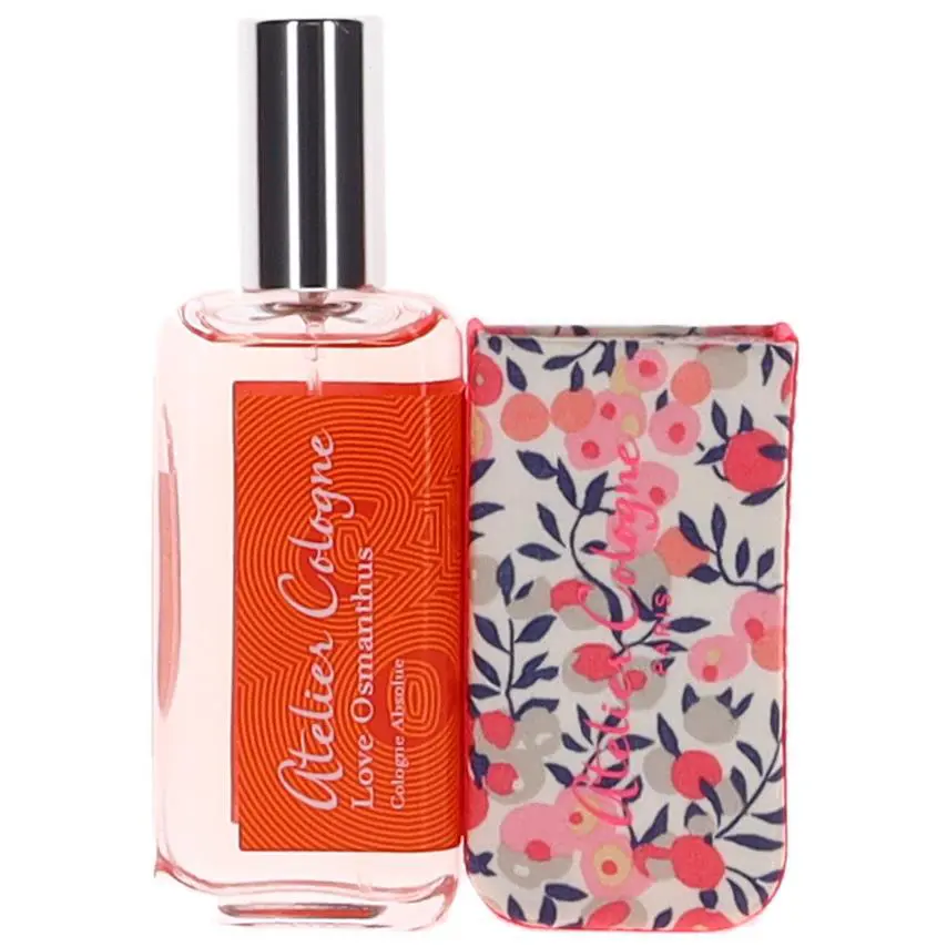 Love Osmanthus By  Absolue 1oz Spray with Liberty Rose Case by Atelier Cologne
