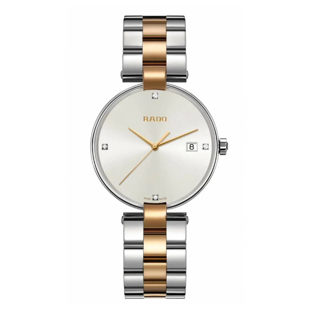 Rado Coupole Diamonds Two Tone SS Womens Watch R22852713