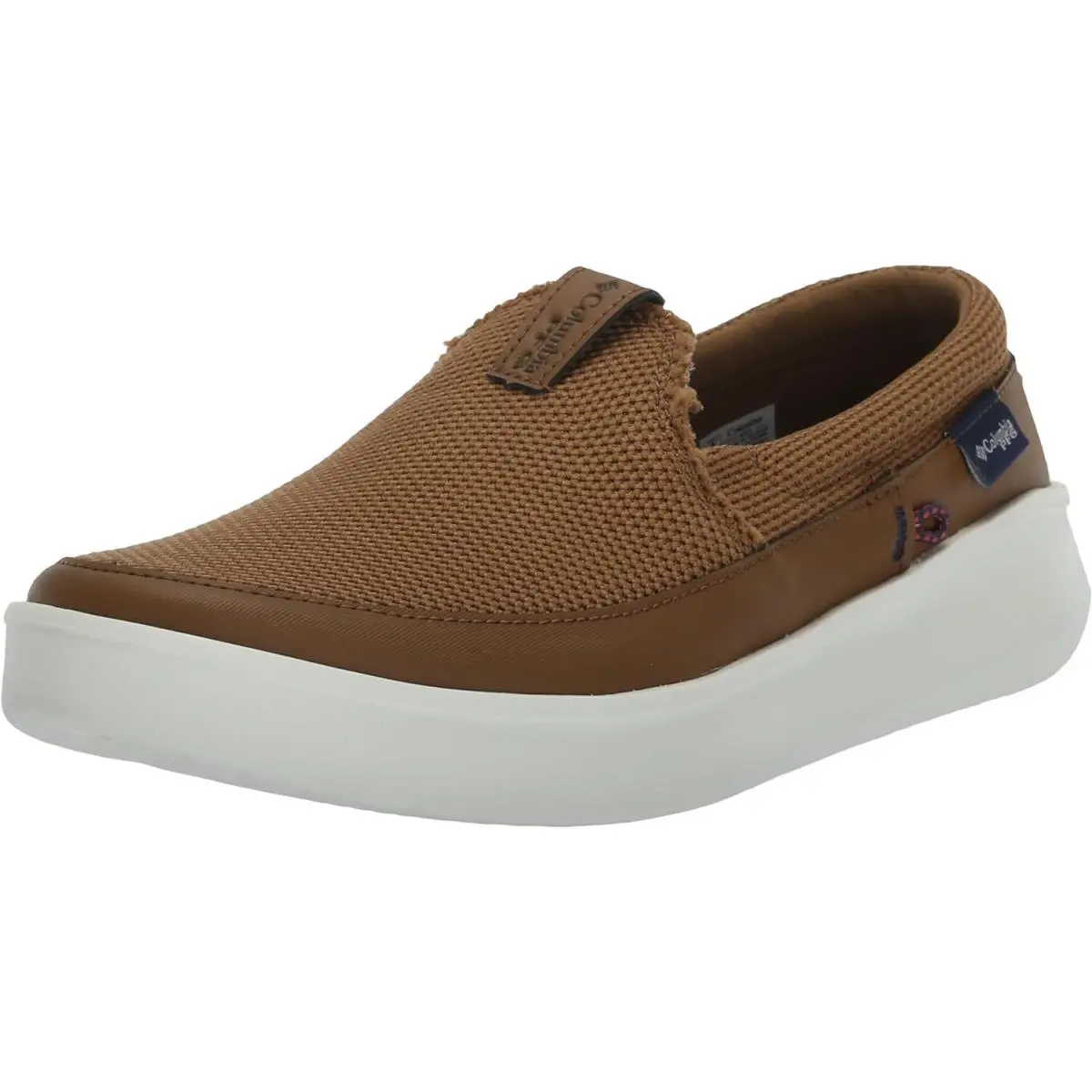 Men`s Pfg Boatside Breathe Slip On Boat Shoes Delta/Nocturnal by Columbia