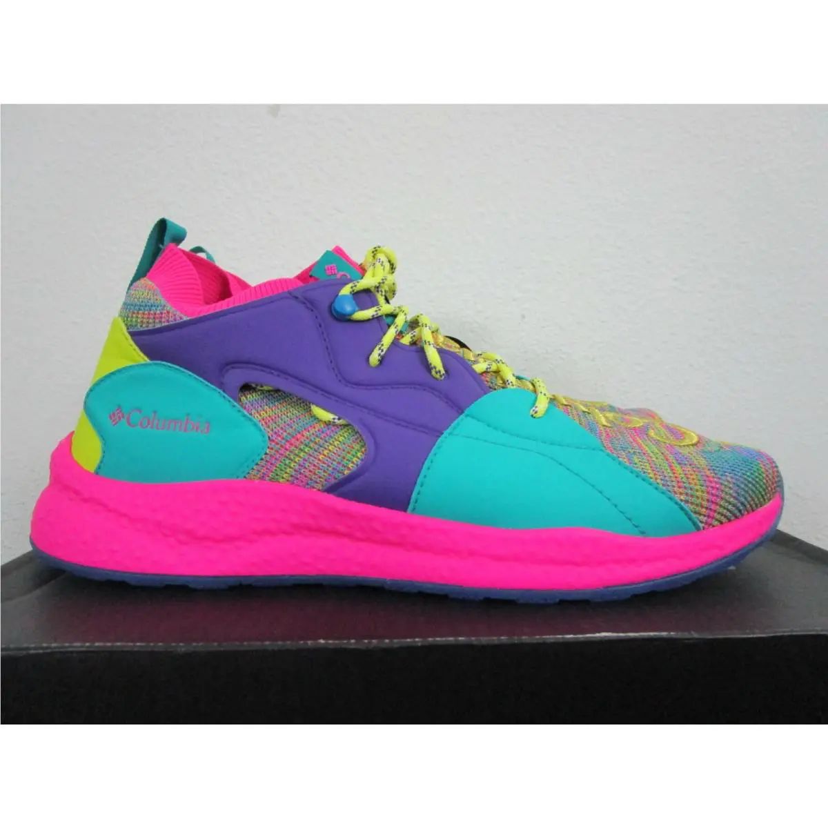 Columbia shoes - SH / FT Outdry Mid Atmos X - 1903761636 - Fiery Red / Pink Glow / 3