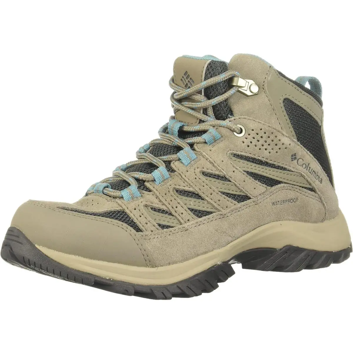 Women`s Crestwood Mid Waterproof Hiking Boots Dark Grey, Kettle by Columbia