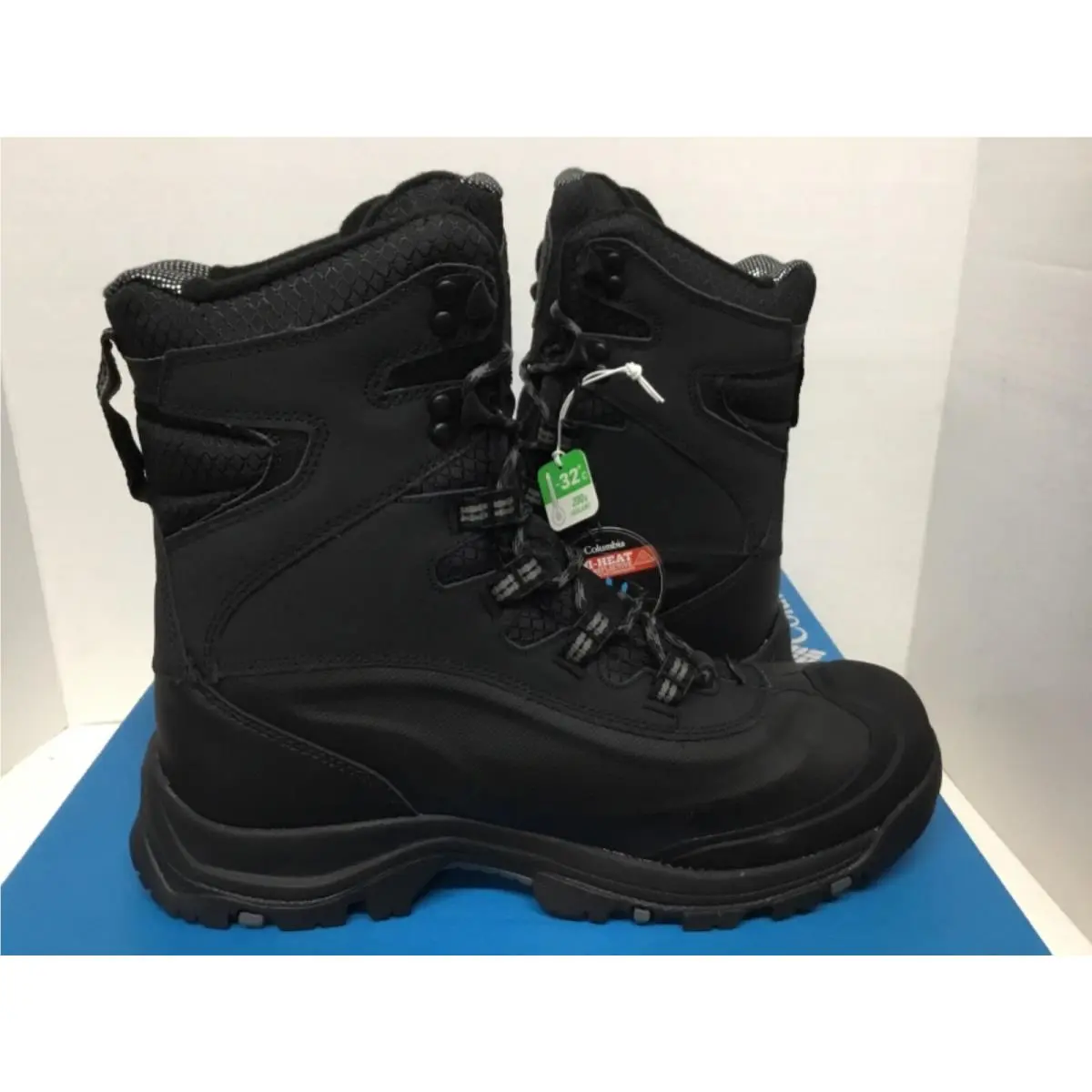Columbia shoes - Bugaboot Plus III Omni Heat WIDE - Black/Charcoal 2