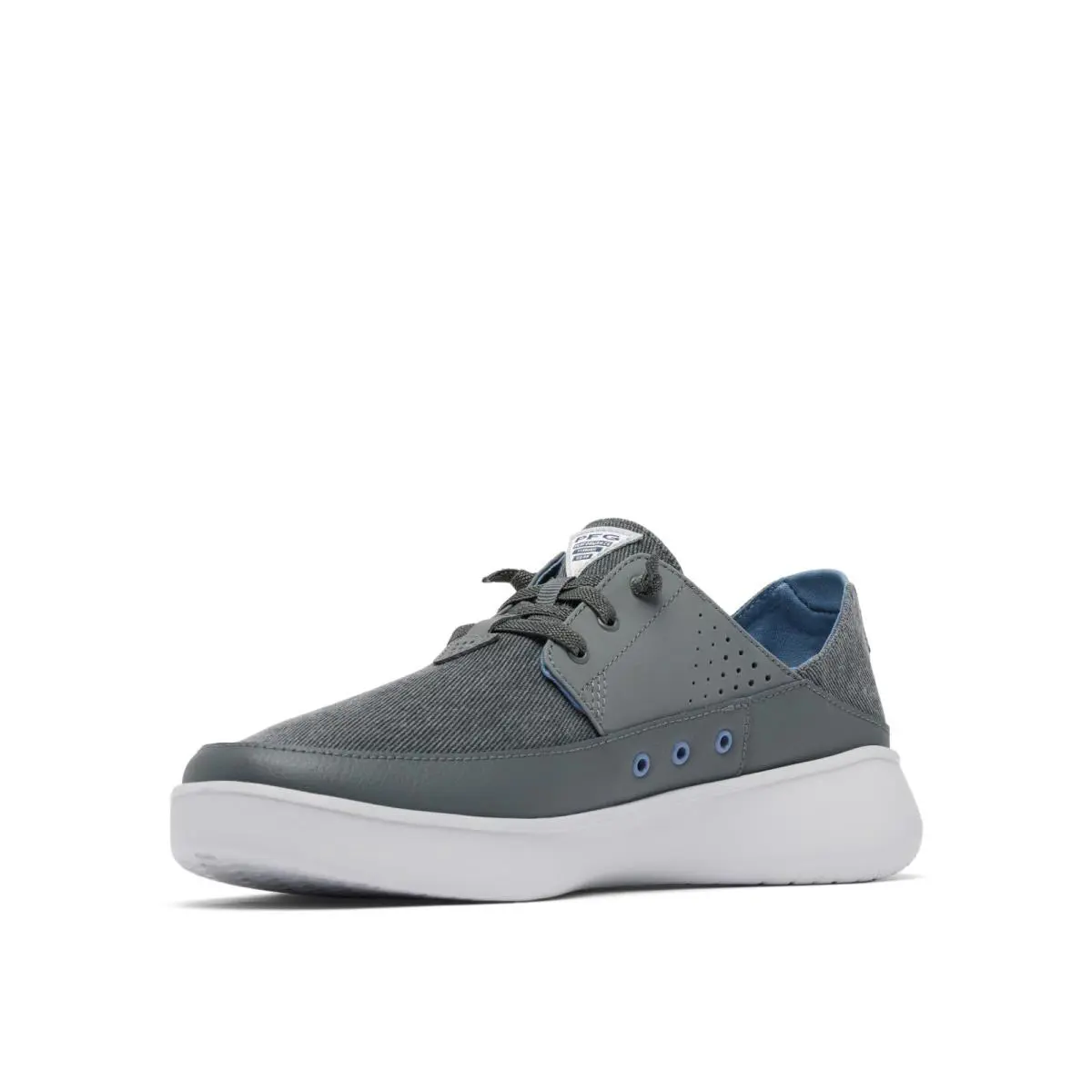 Men`s Pfg Boatside Relaxed Boat Shoes Grill/Mountain by Columbia