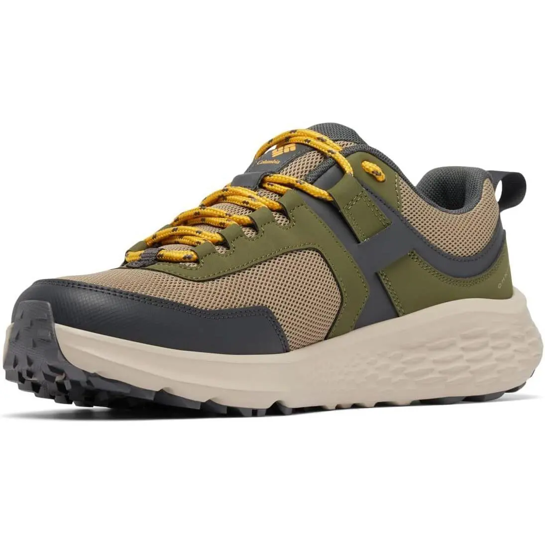 Columbia Men`s Konos Low Hiking Sneakers Nori/Golden Yellow
