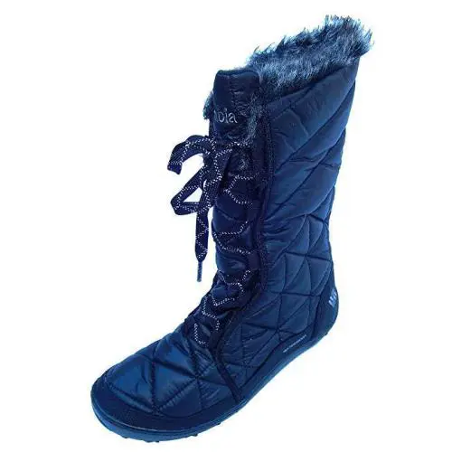 Columbia Women`s Powder Summit Waterproof Winter Boots 6 6.5 Size Black